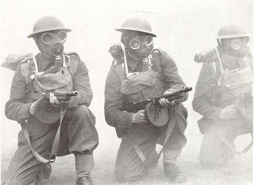 British troops in training 