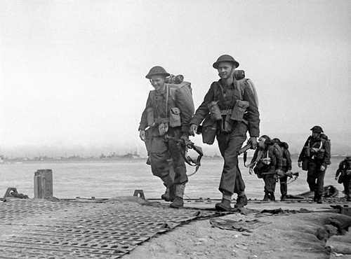 British troops on French soil