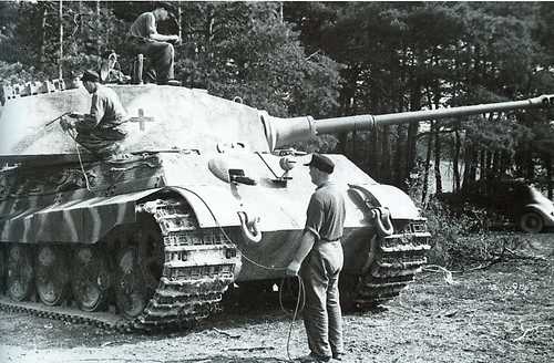 Field applied Camo Tiger II