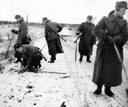 Clearing mines