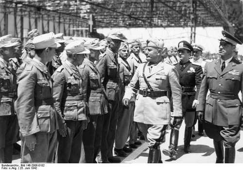 Duce and Germans