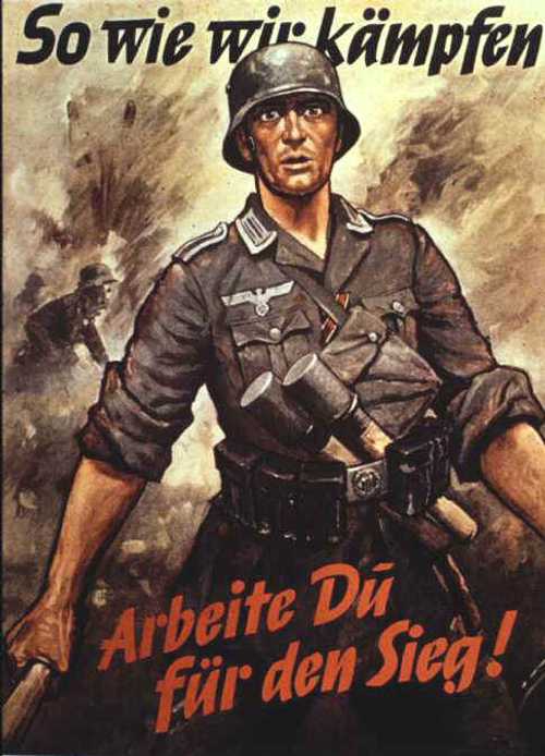 German propaganda poster I