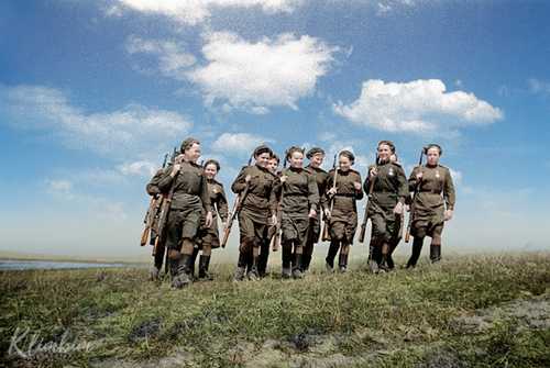 Female snipers. The 2nd Byelorussian Front