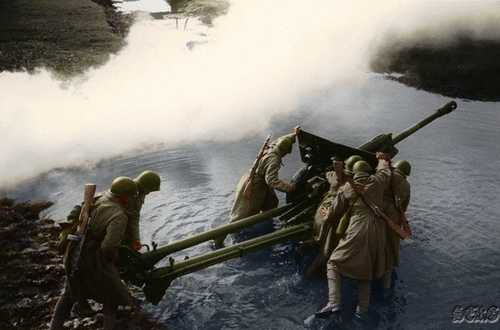 Soviet artillery