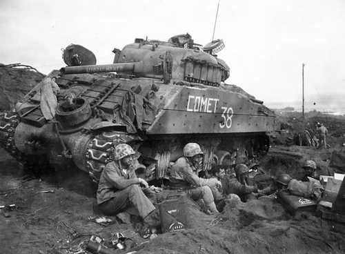 "Comet 38" on Iwo Jima