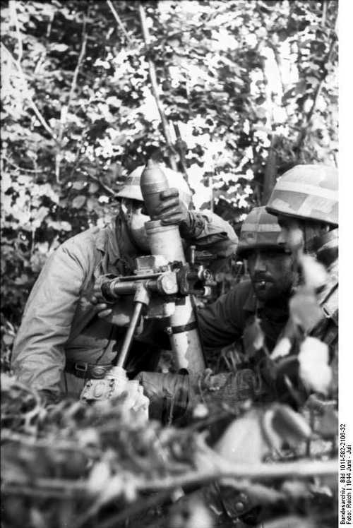 German Mortar Crew