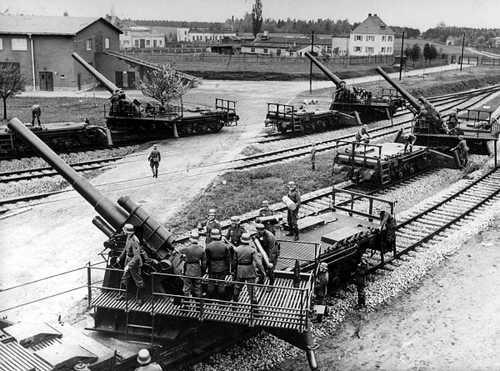Railroad artillery