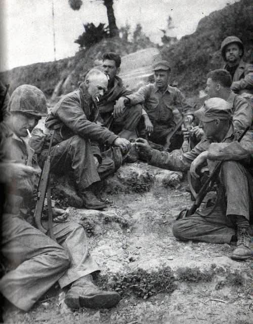 Ernie Pyle in Okinawa