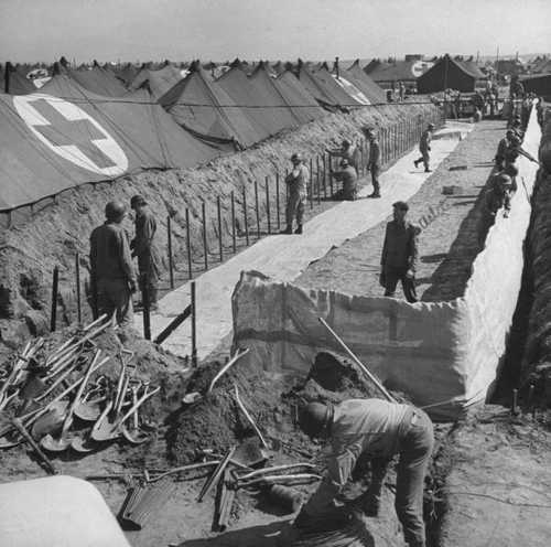 American hospital ward tents