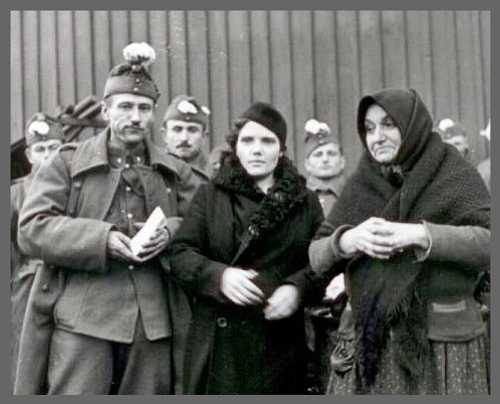 Expressive Faces in Tata, Hungary, 1942