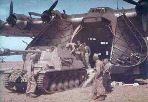 Me-323 Gigant Unloading Marder 2