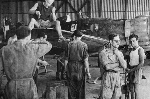 Inside the workshop