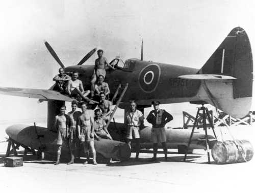 Spitfire floatplane in Egypt
