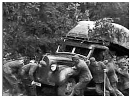 Hungarian Soldiers and Truck