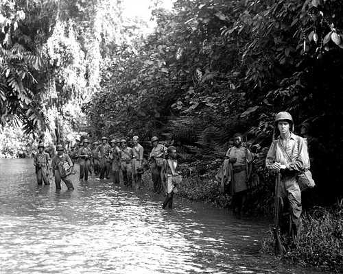 Patrol for hiding Japanese
