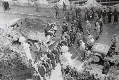 Fascist Italians soldiers captured by Brazilians