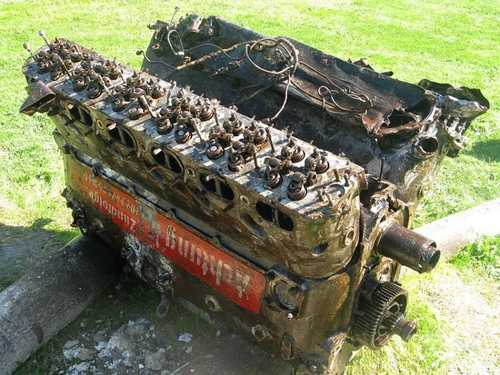 The engine Messerschmitt Luftwaffe ace found.