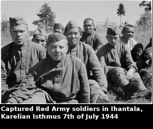 Group of Red Army POWS - Ihantala (1944)