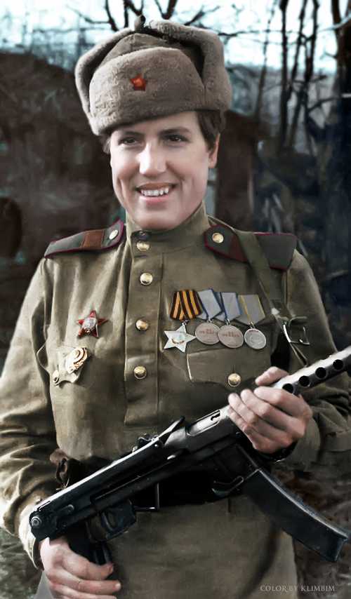 Senior sergeant Maria Saltykova