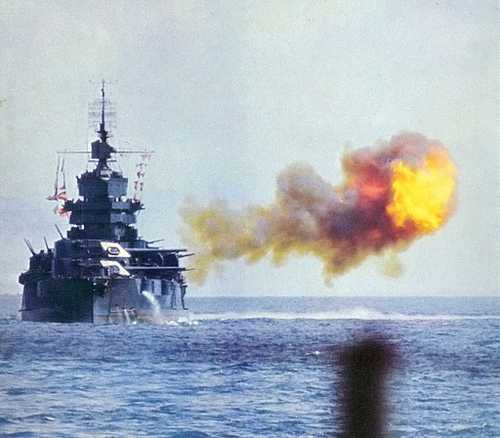 "Cloth'd in immense power" - USS Idaho.
