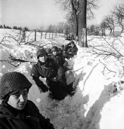 Snowy ditch,Bulge