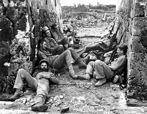 Marines take a rest