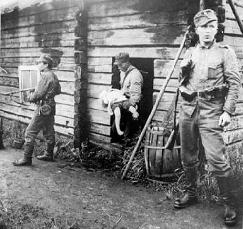 Child killed by partisans