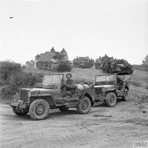 British Forces on the move