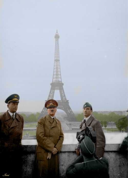 Hitler in Paris (col.)