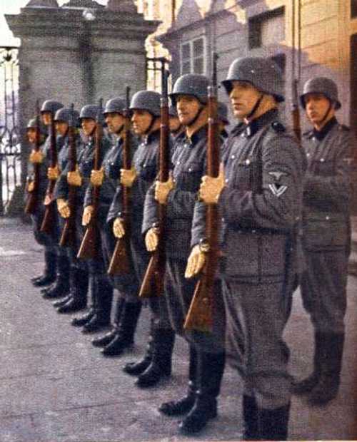 Waffen-SS guard at Prague Castle