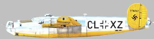 Captured B-24 flown by Germany