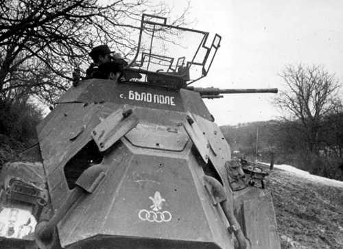 Reconnaissance car Sd.Kfz.222  Bulgarian army