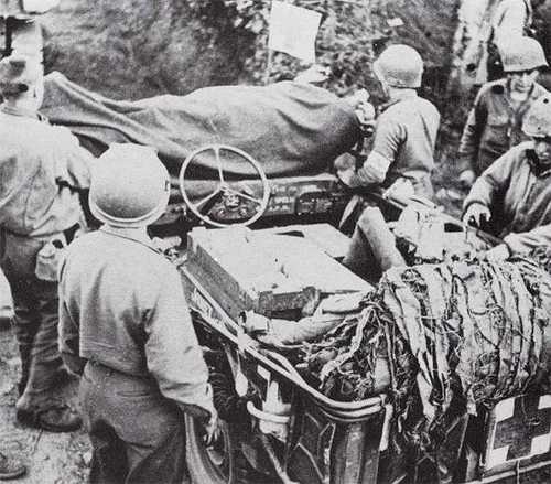 One of the many wounded