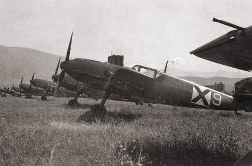 Bulgarian fighters  Messerschmitt bf 109E WWII