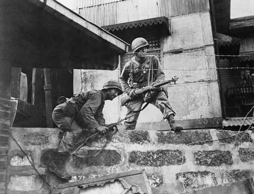 37th infantry division in Manila