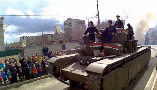 T-35 at the parade on May 9, 2018