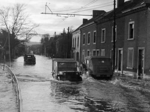 Flood waters