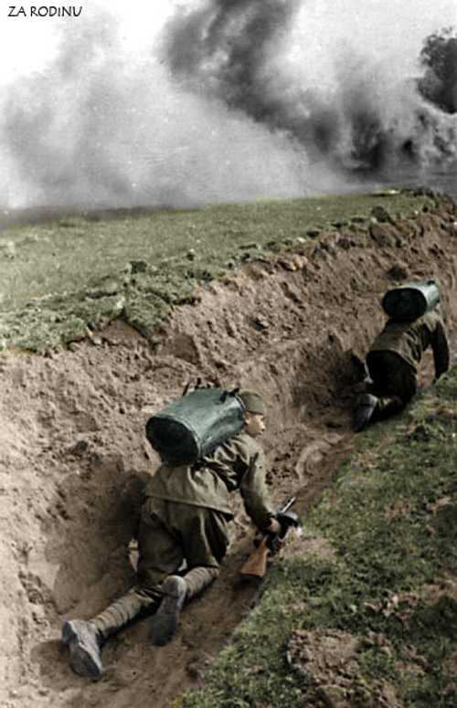 Supply troops