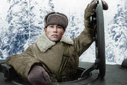 Sergeant-major Baimagambetov, 1943