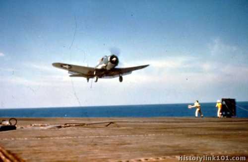  SBD-3 landing