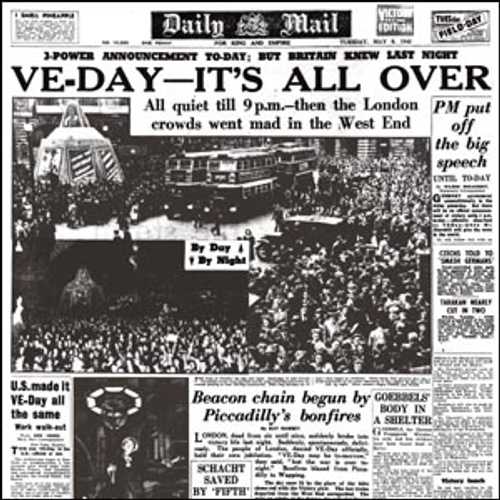 VE DAY Celebrated today in many countries