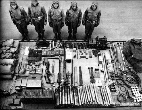 Sherman crew and equipment