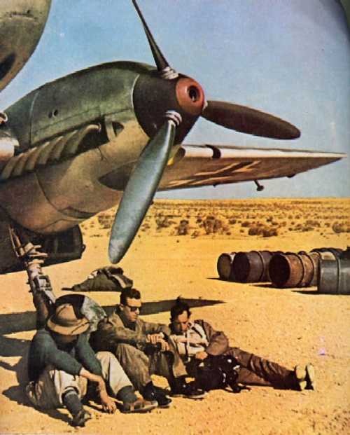 Me-110 in desert