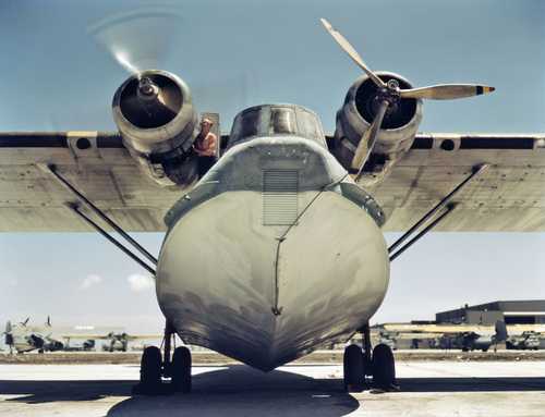 Front View of PBY Catalina