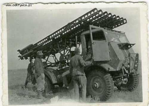 British Katyusha on eastern front