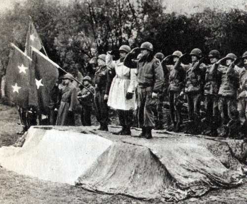 General Maxwell Taylor on a ceremony