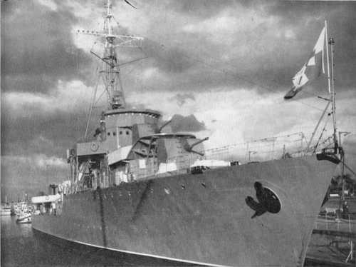 Polish destroyer
