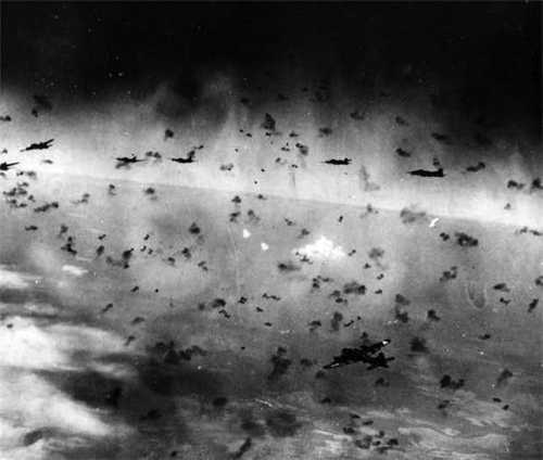 381st Bomb Group over Schweinfurt