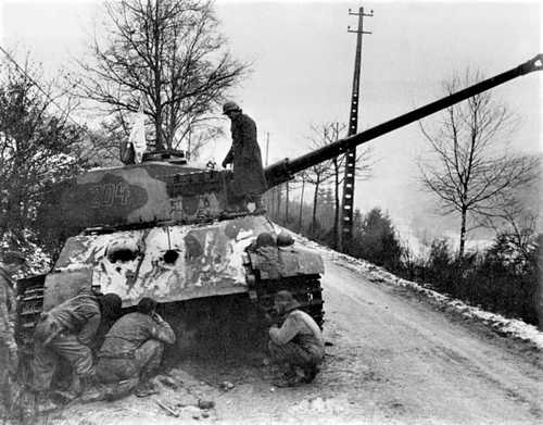 Wrecked Tiger Tank