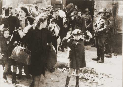 Captured during the Warsaw Ghetto uprising